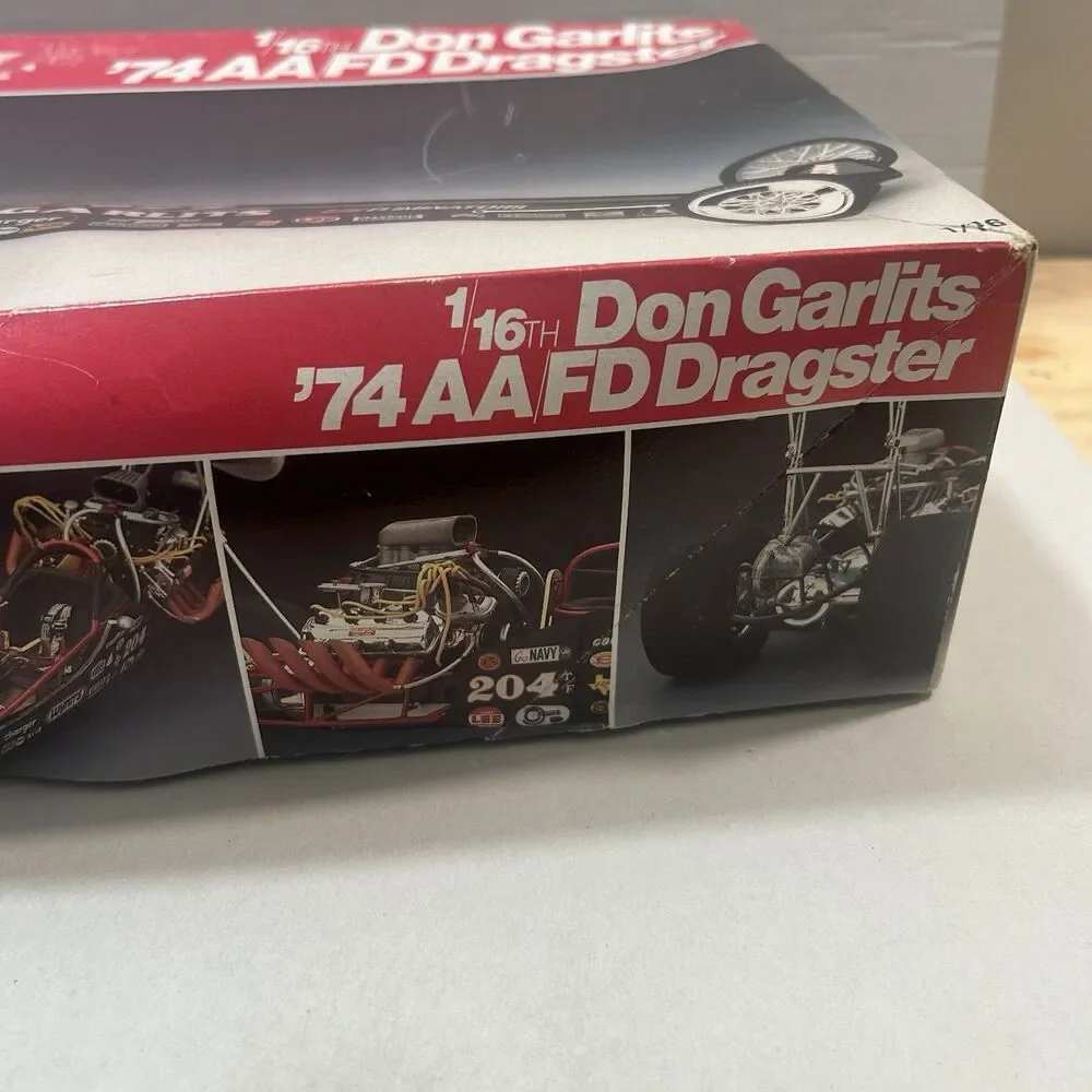 1/16 Revell Don Garlits '74 AA/FD Dragster #7472 Model Kit - Partially Built
